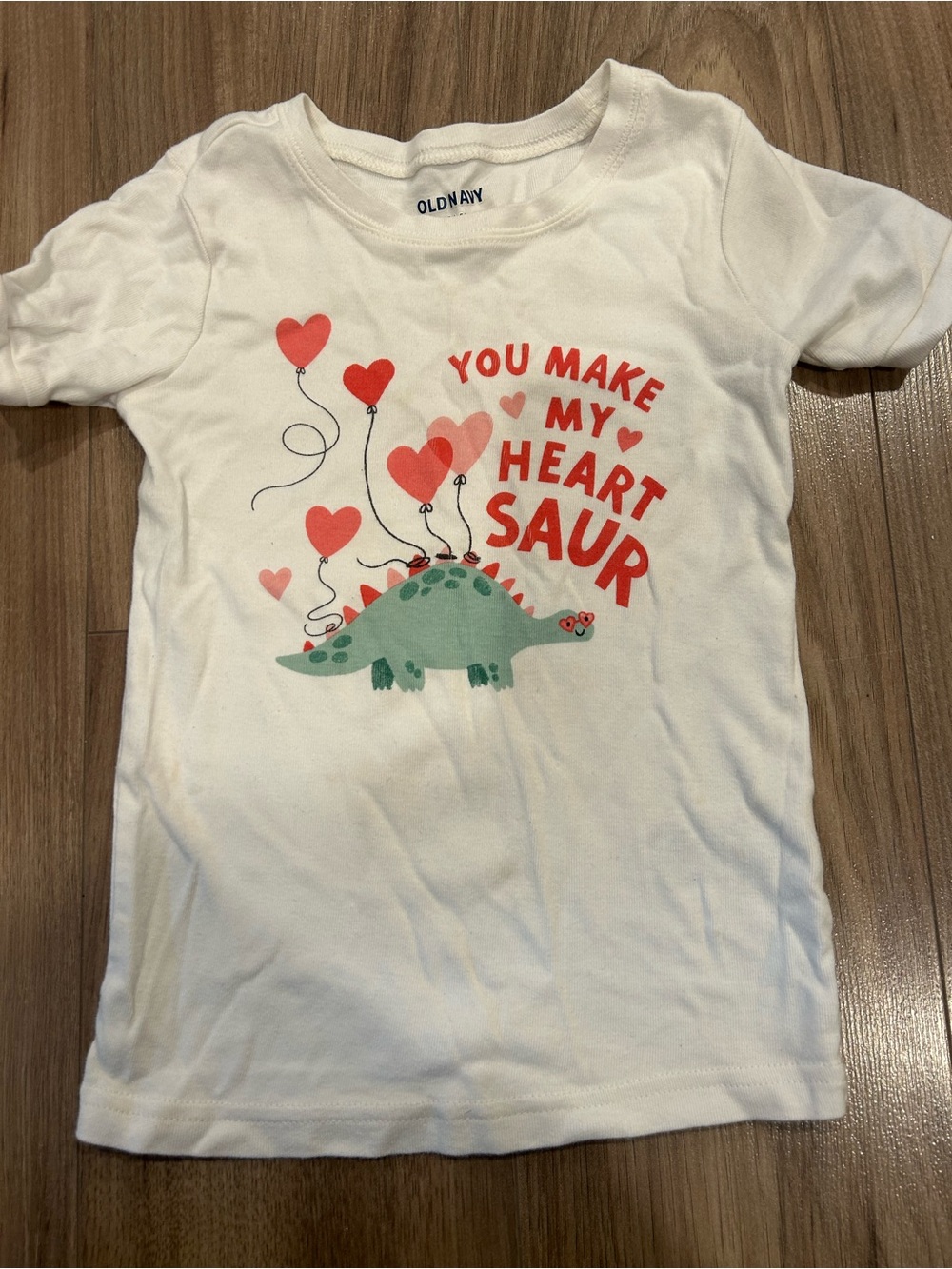 ☀️ 3/$15 Old Navy Dinosaur Tee Shirt White